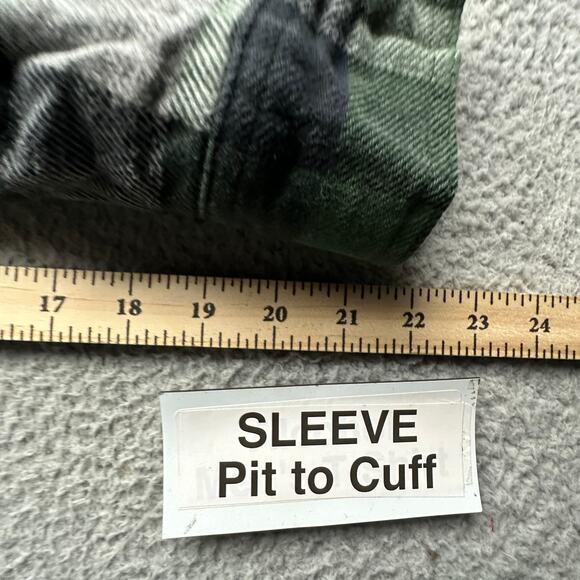 Duluth Trading Flapjack Fleece Lined Flannel Shirt Mens XL Jac Long Sleeve Snap - Picture 4 of 11